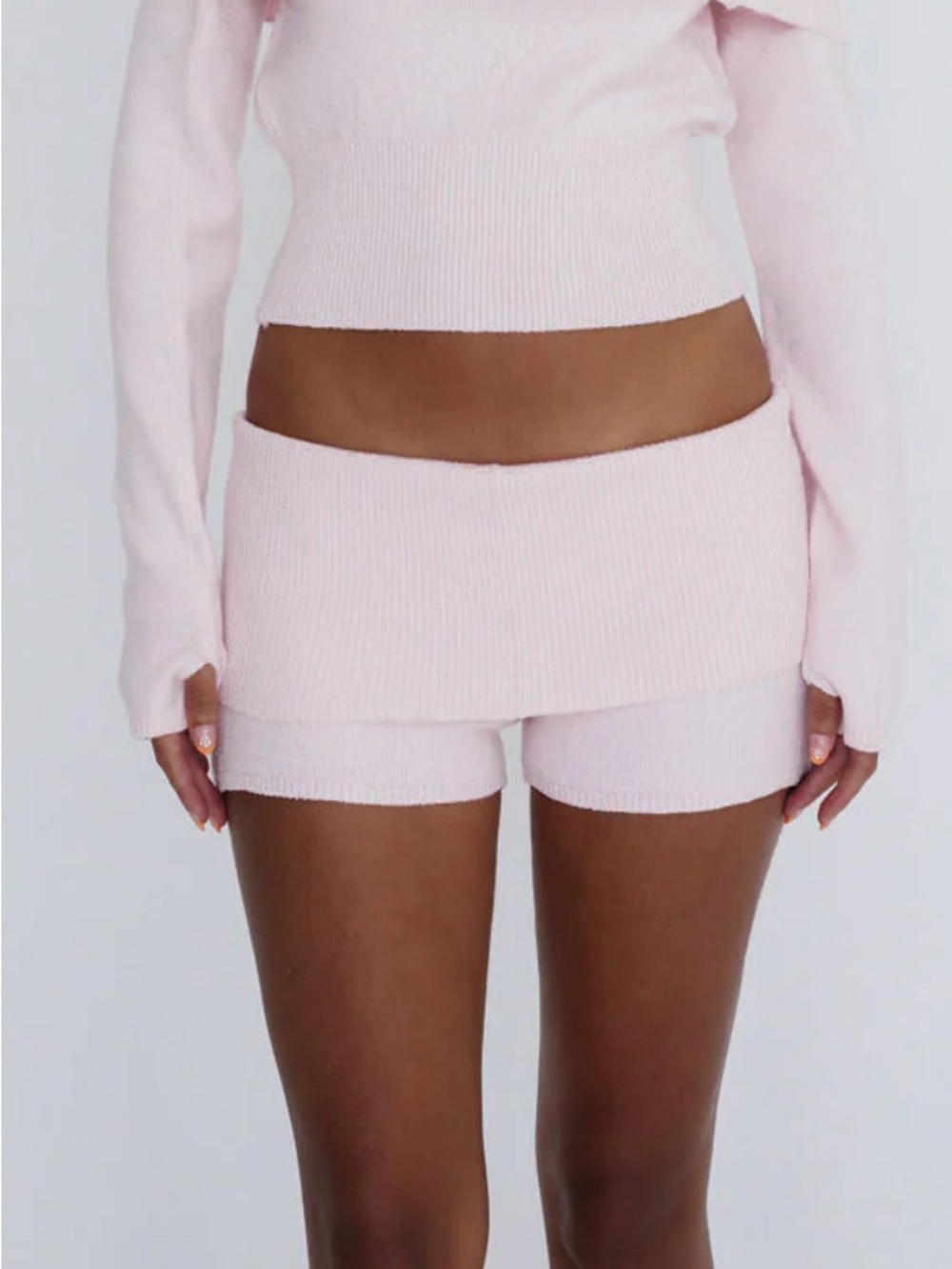 Cielle Palomar Knit Shorts in Pink size small NWT